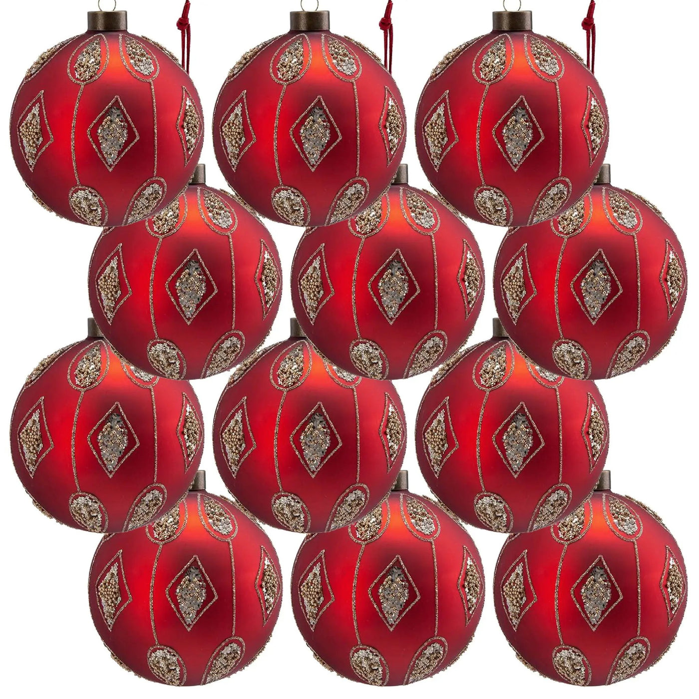 Christmas Ball, Decorative Hanging Ball Christmas Tree Ornaments For Holiday Decorations by HouseOfZazla