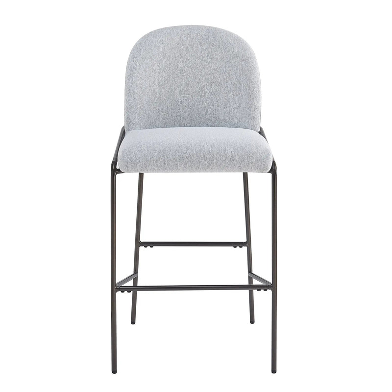 Galen Indoor Metal Upholstered Barstool by HouseOfZazla