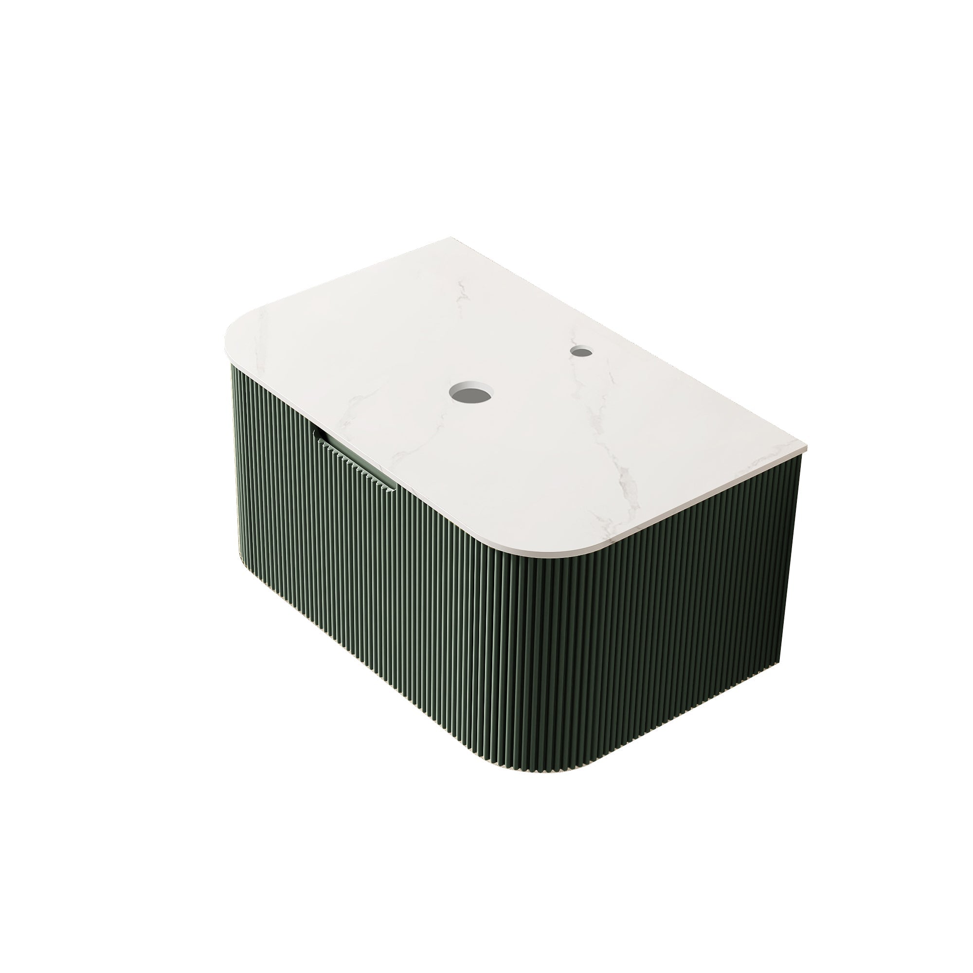 DINA 30" Wall Mounted Plywood Cabinet with Carrara by HouseOfZazla