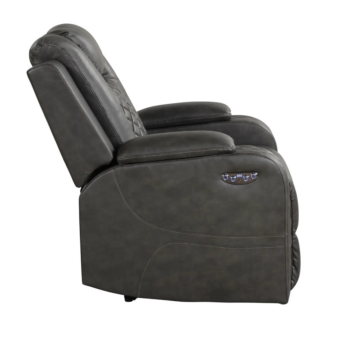 Benz - LED & Power Recliner Chair With Adjustable Headrest by Unique Piece Furniture