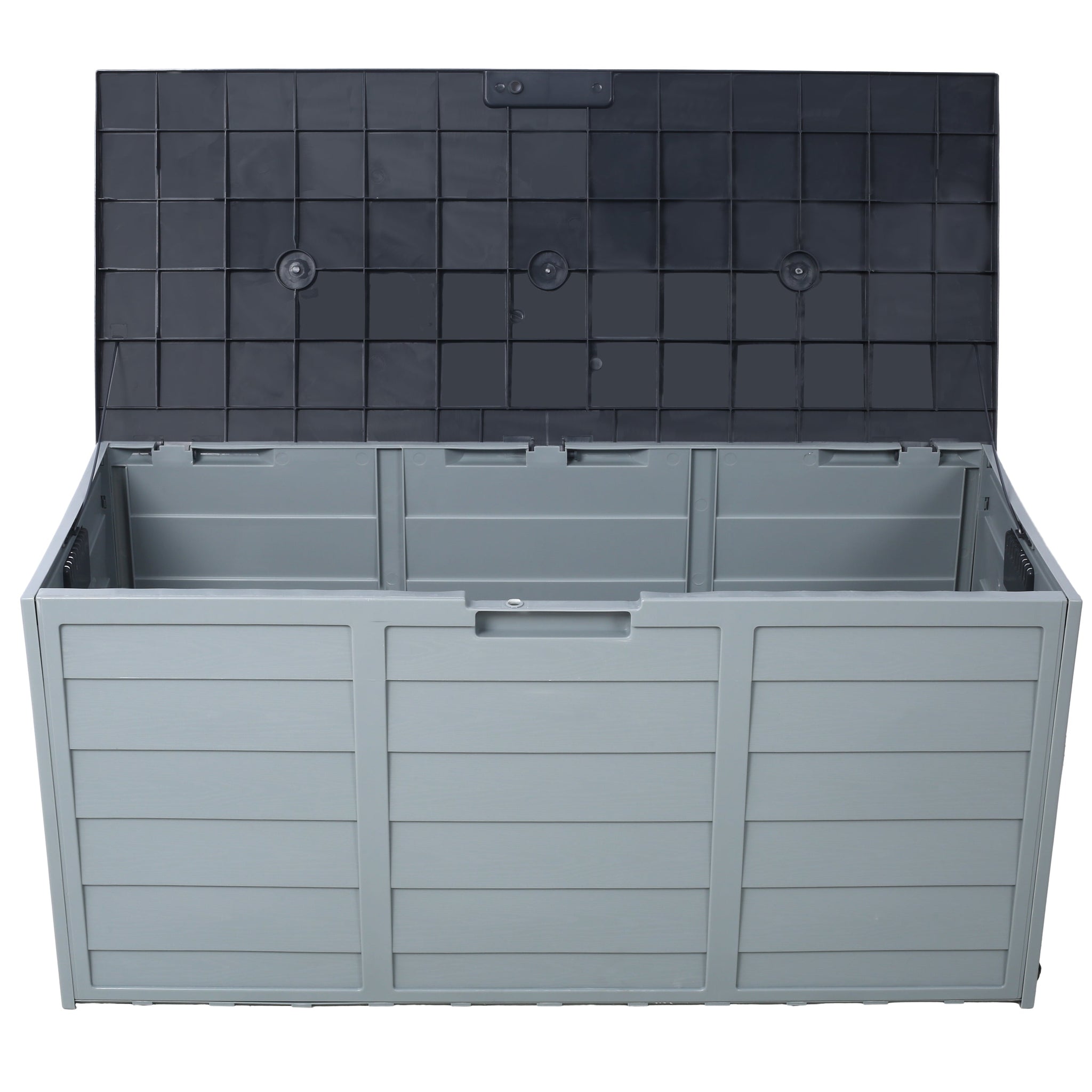 All Weather UV Pool Deck Box Storage Shed Bin with Wheels by HouseOfZazla