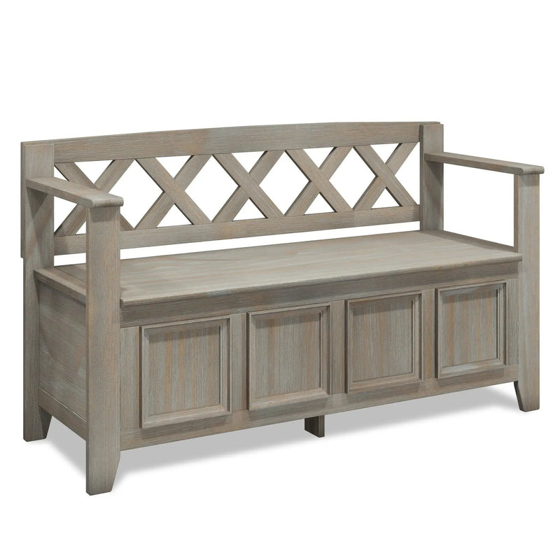 Amherst - Handcrafted Entryway Storage Bench by Unique Piece Furniture