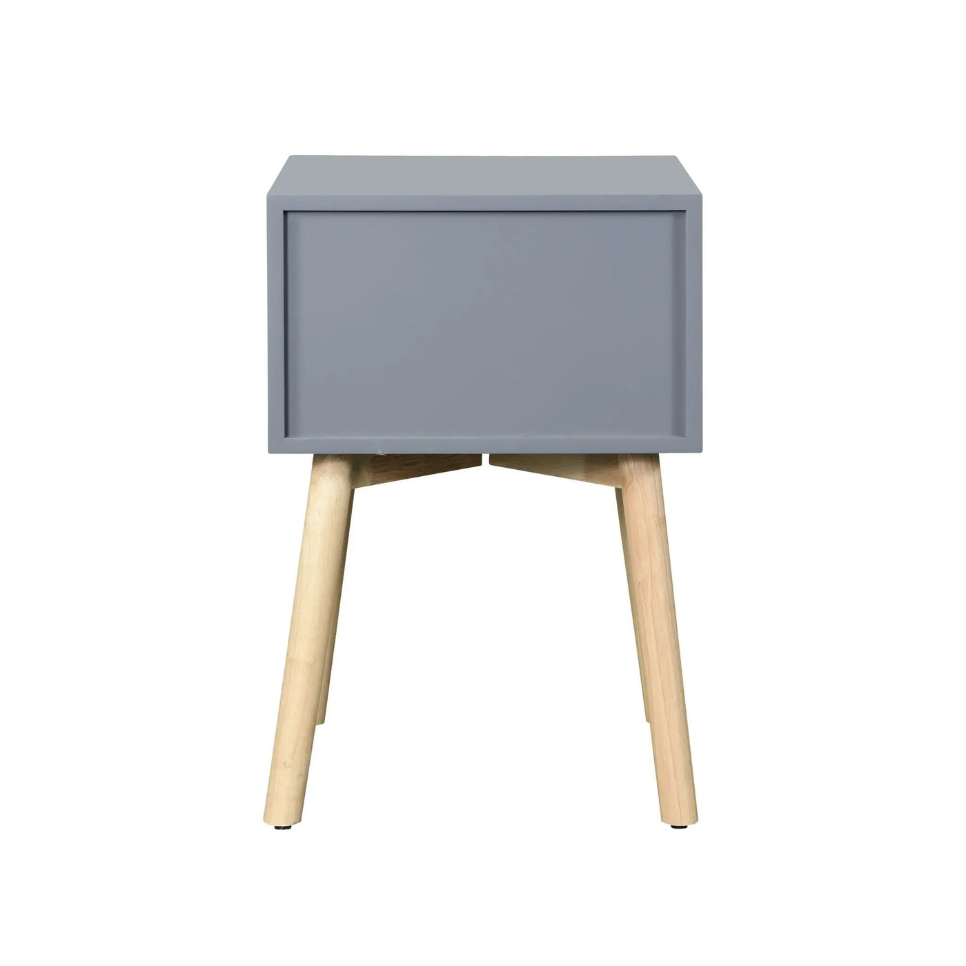 Side Table With 2 Drawer, Mid-Century Modern Storage Cabinet For Bedroom by HouseOfZazla