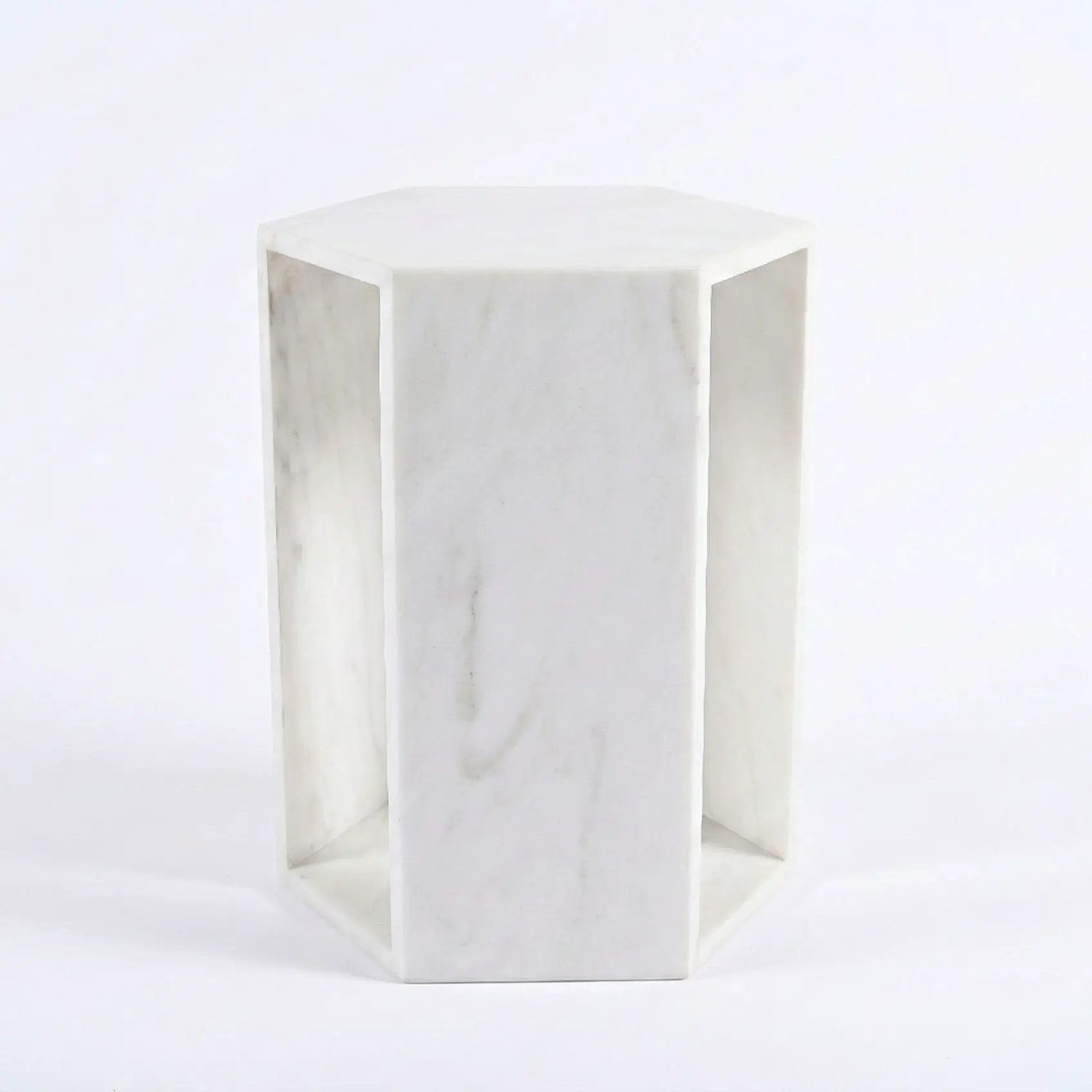 Modern Minimalist Hexagon Side Table by HouseOfZazla
