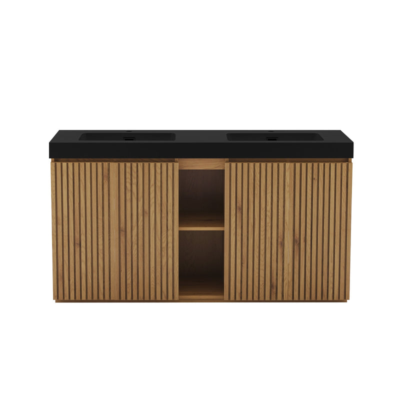 Galan 60F" Knotty Bathroom Vanity by HouseOfZazla