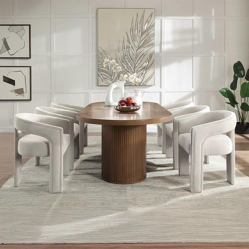 Gamarya - Dining Table - Dark Oak by Unique Piece Furniture