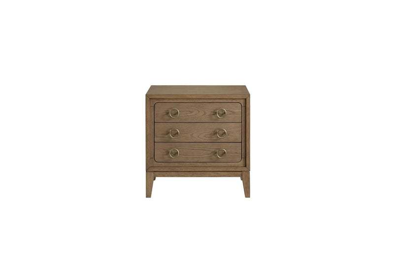 3 Drawer Nightstand With USB - Latte by Unique Piece Furniture