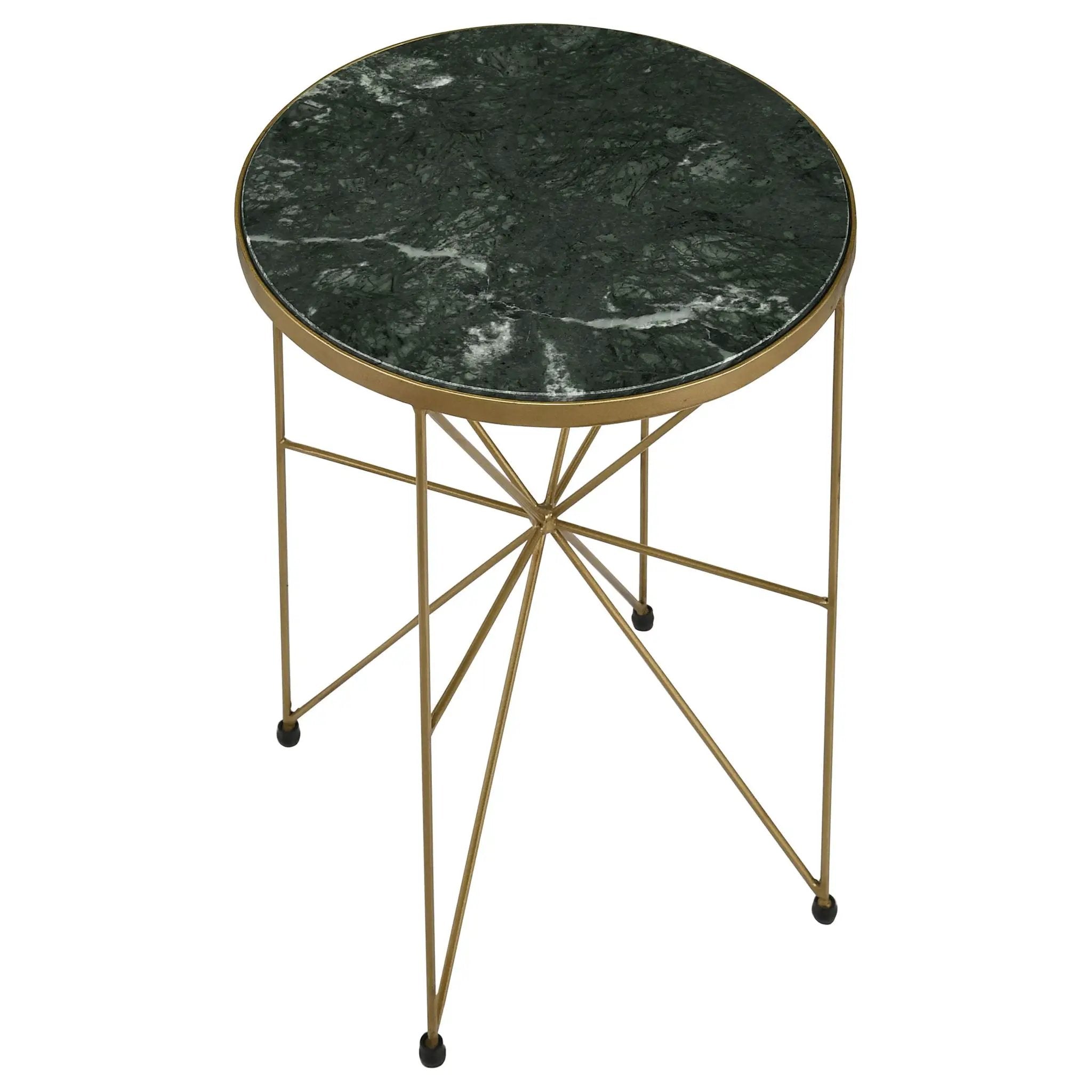 Sidney - Round Side Table - Green by HouseOfZazla