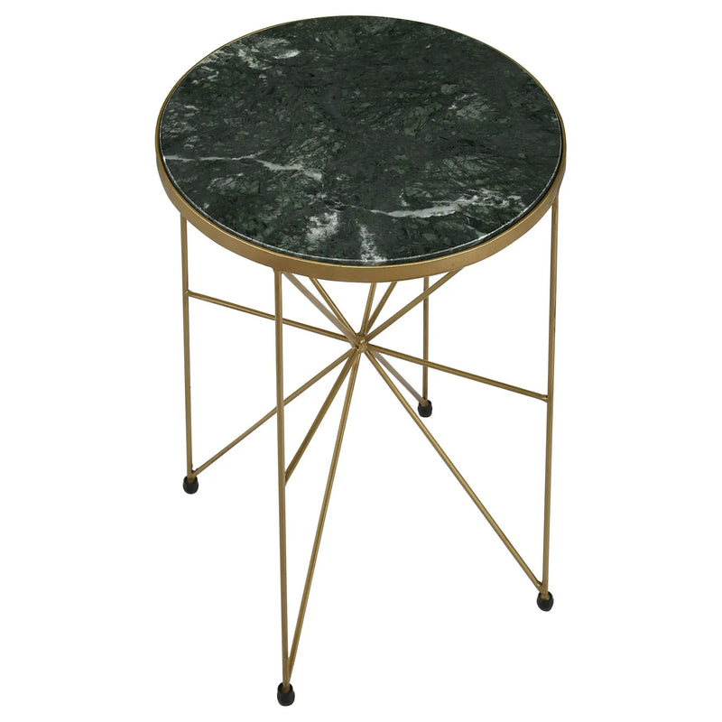Sidney - Round Side Table - Green by HouseOfZazla