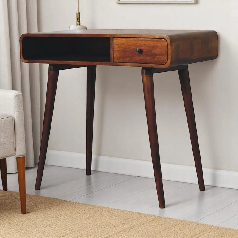 Curved Writing Desk by HouseOfZazla