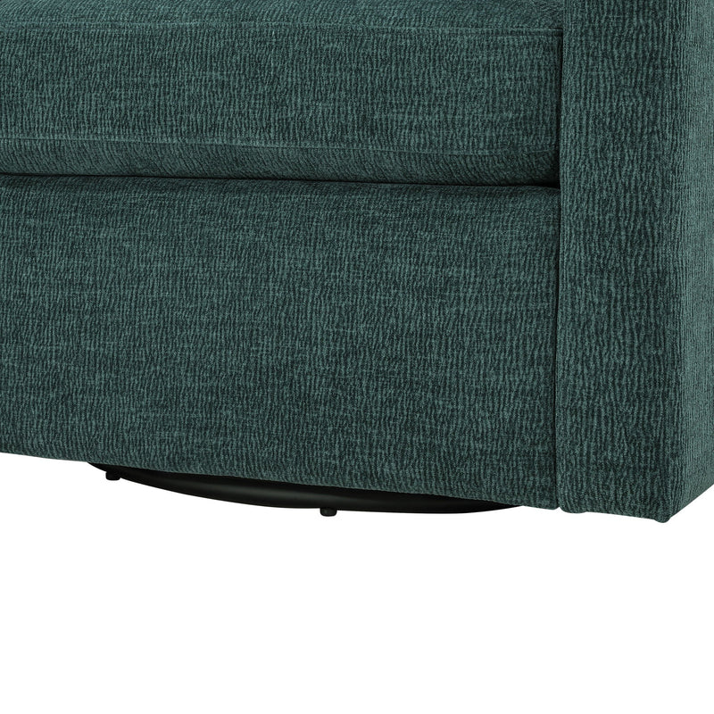 Sutton - Swivel Barrel Chair - Peacock by HouseOfZazla