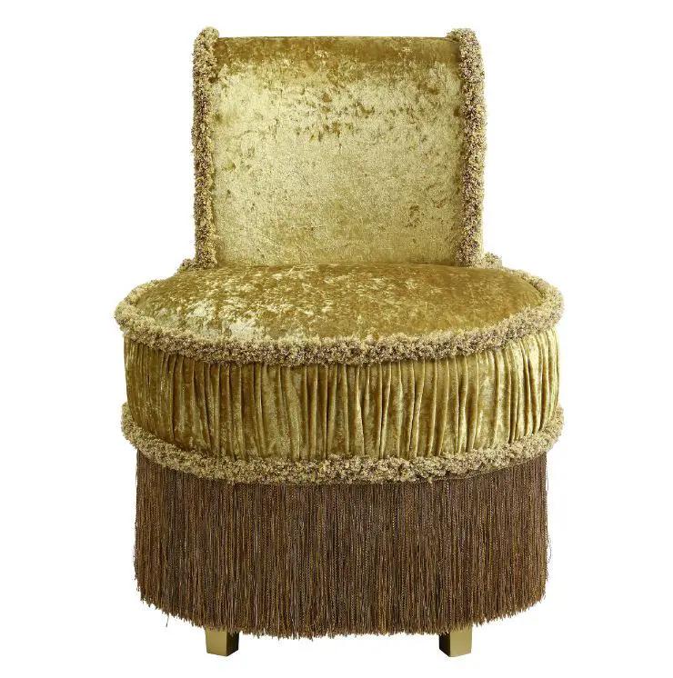 Bernadette - Vanity Stool - Gold by Unique Piece Furniture
