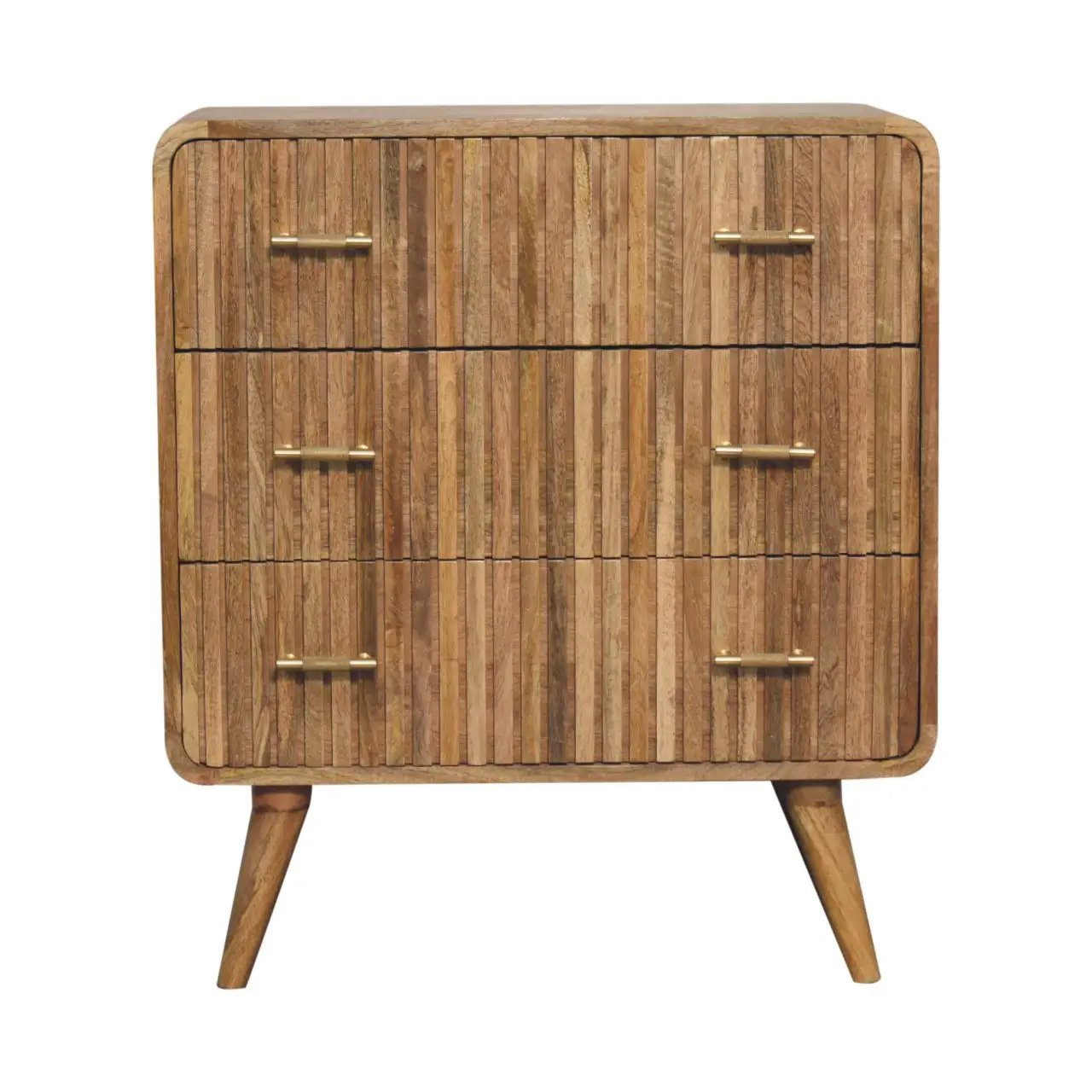T Bar Ridged Chest - Brown by HouseOfZazla