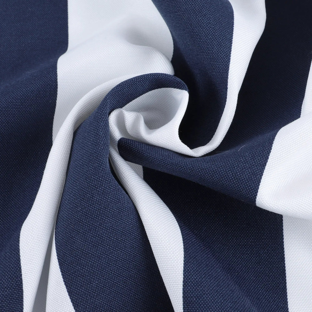 4 Pack Outdoor Pillow Covers - Navy Blue/White Striped by HouseOfZazla