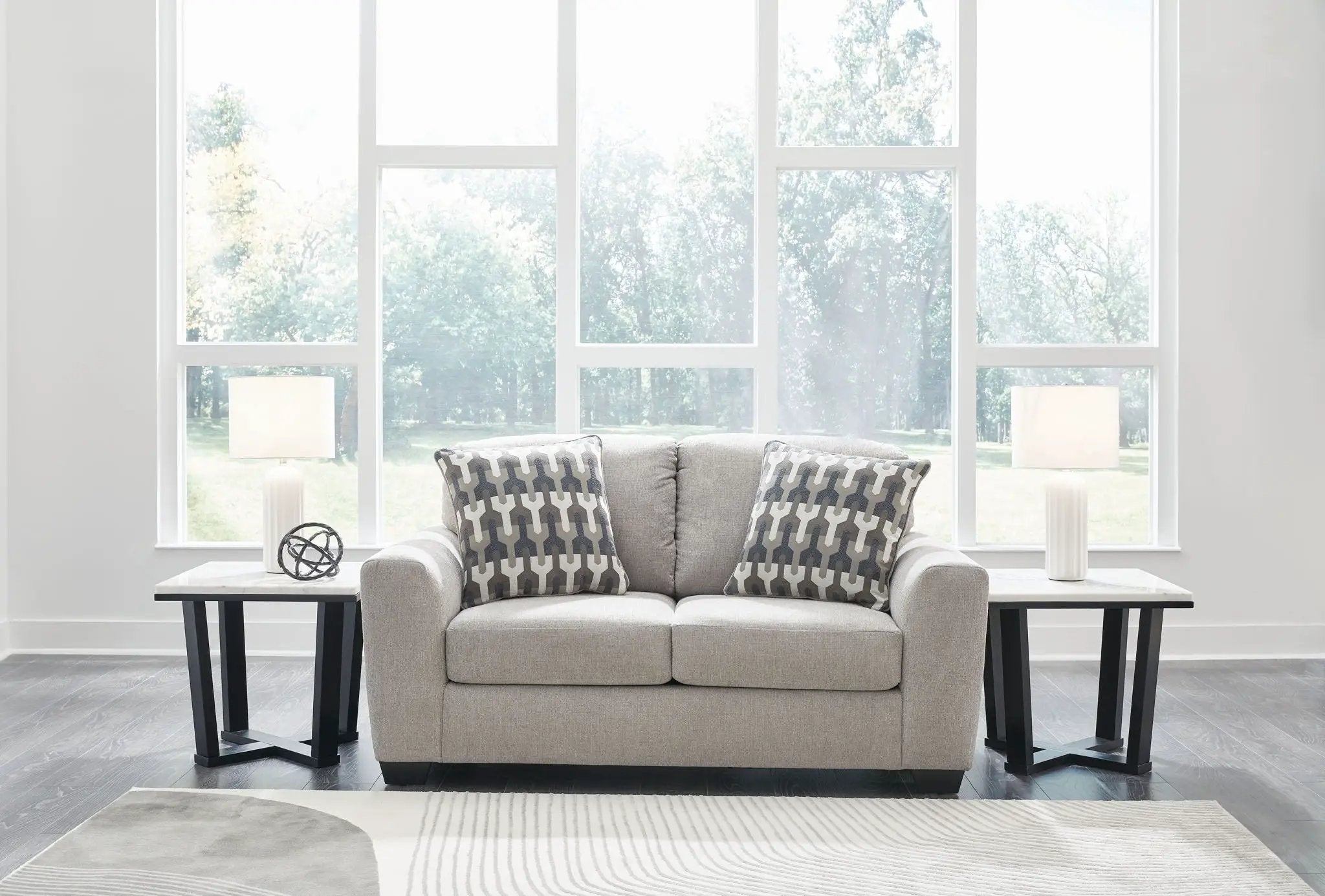 Avenal Park - Loveseat - Flannel by Unique Piece Furniture