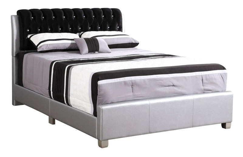 Tufted Upholstered Bed by Unique Piece Furniture