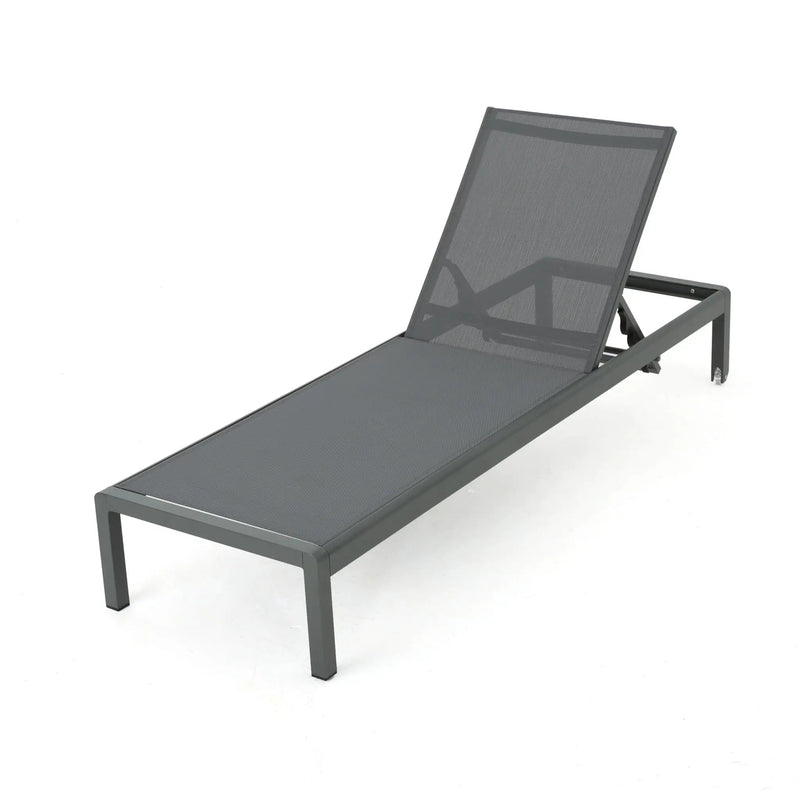 Outdoor Patio Chaise Lounge with 5 Reclining Positions by HouseOfZazla