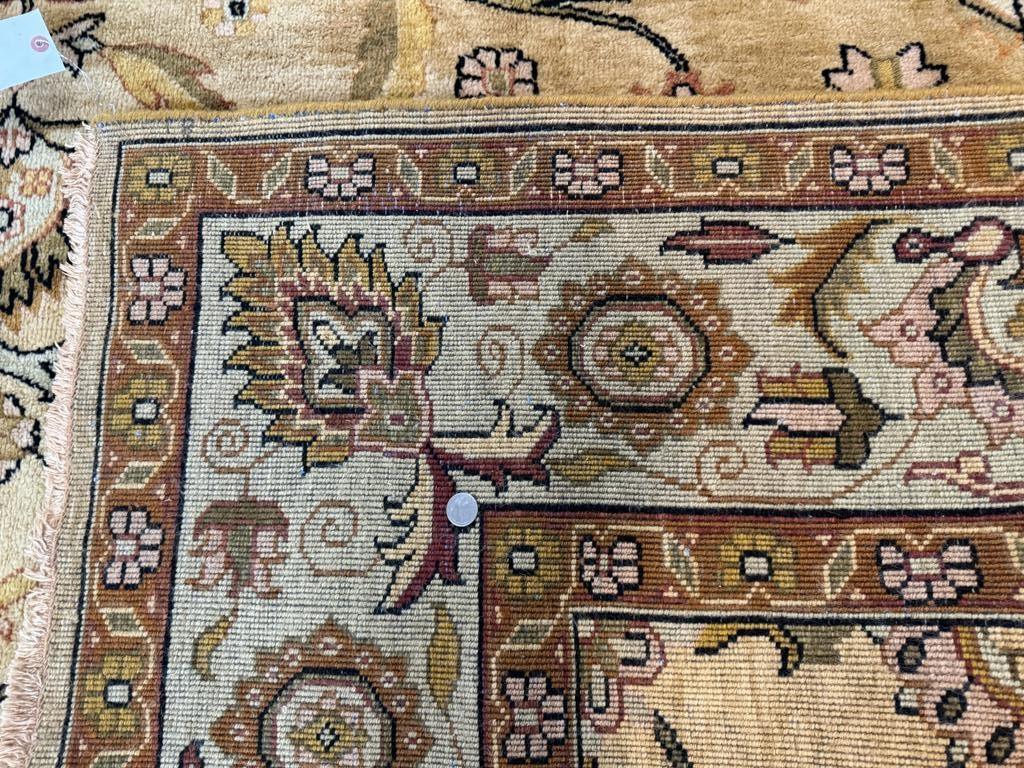 Turkish Oushak Rug 8x10, Vintage Wool Carpet by Jewel Rugs