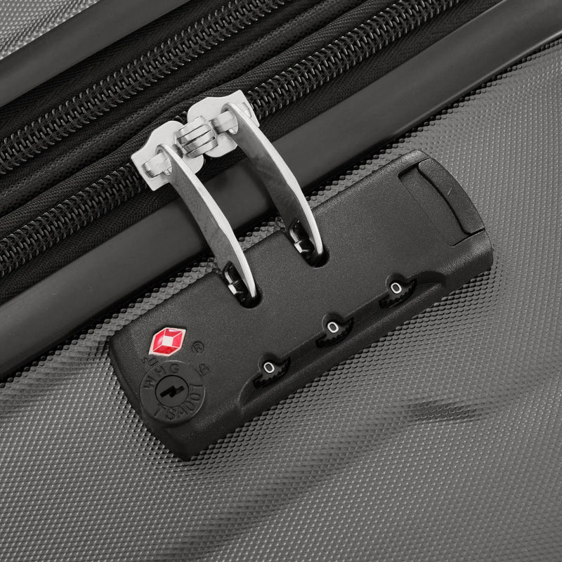 2 Piece Luggage Set With Bags Expanable Spinner Wheels ABS Lightweight Suitcase With Tsa Lock 20" / 28" by HouseOfZazla