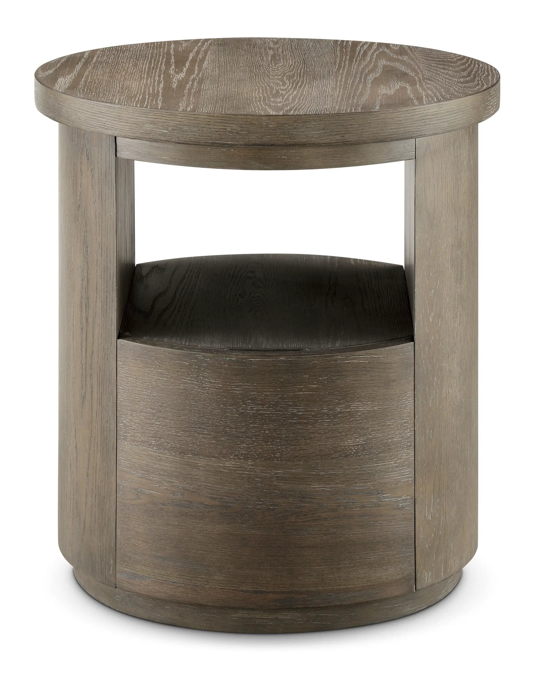 Bosley - Round End Table - Porpoise by Unique Piece Furniture
