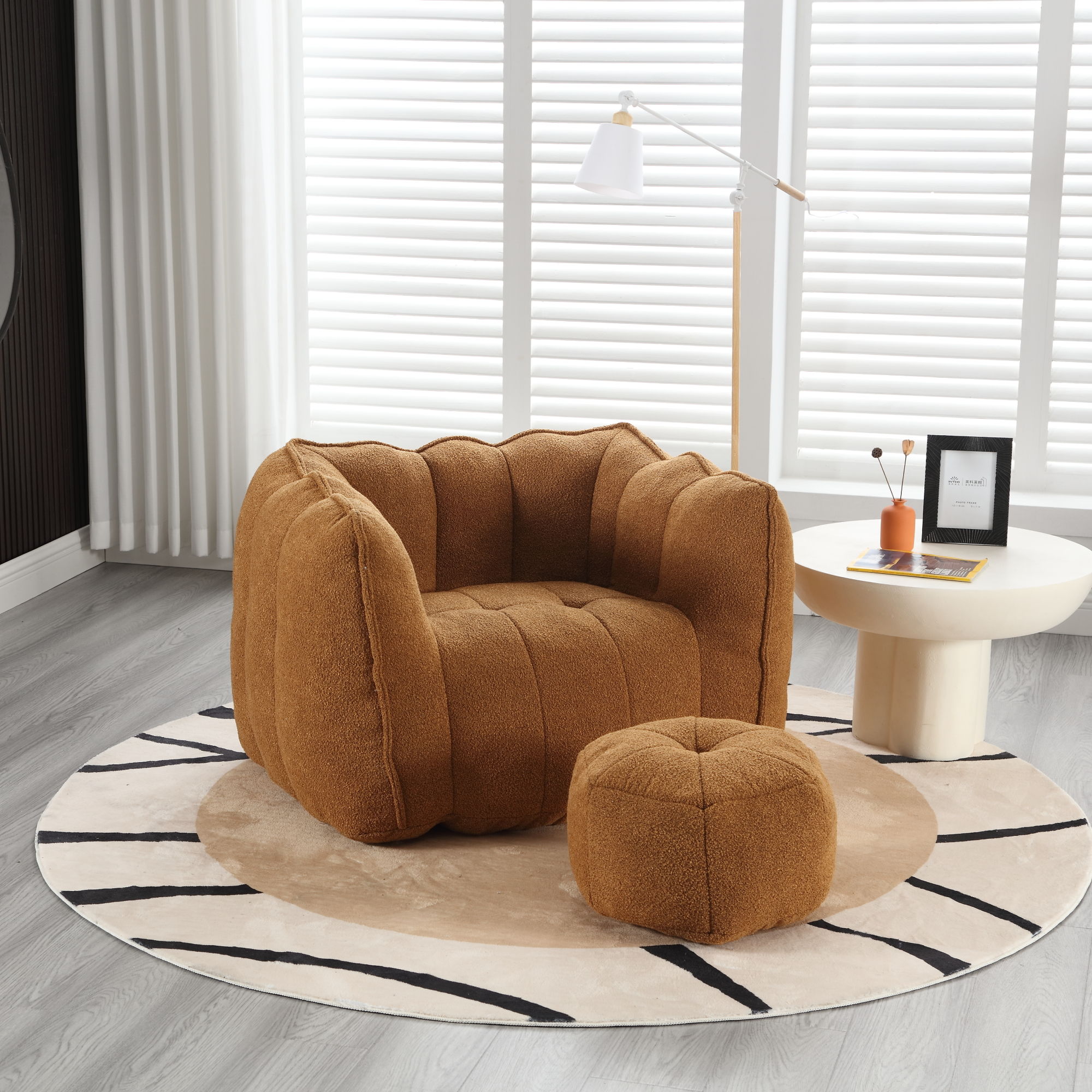 Soft Bean Bag Chair With High Resilient Foam by HouseOfZazla