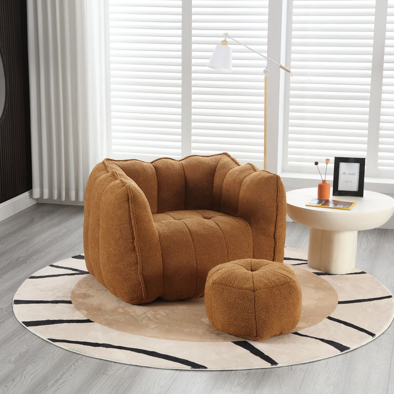 Soft Bean Bag Chair With High Resilient Foam by HouseOfZazla