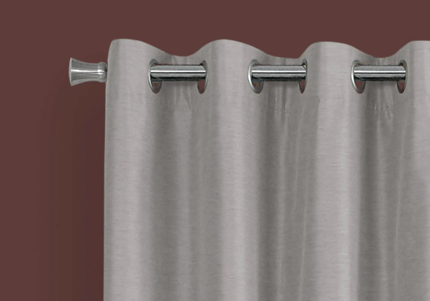 2 Pieces Set, Curtain Panel, Room Darkening, Grommet by Unique Piece Furniture