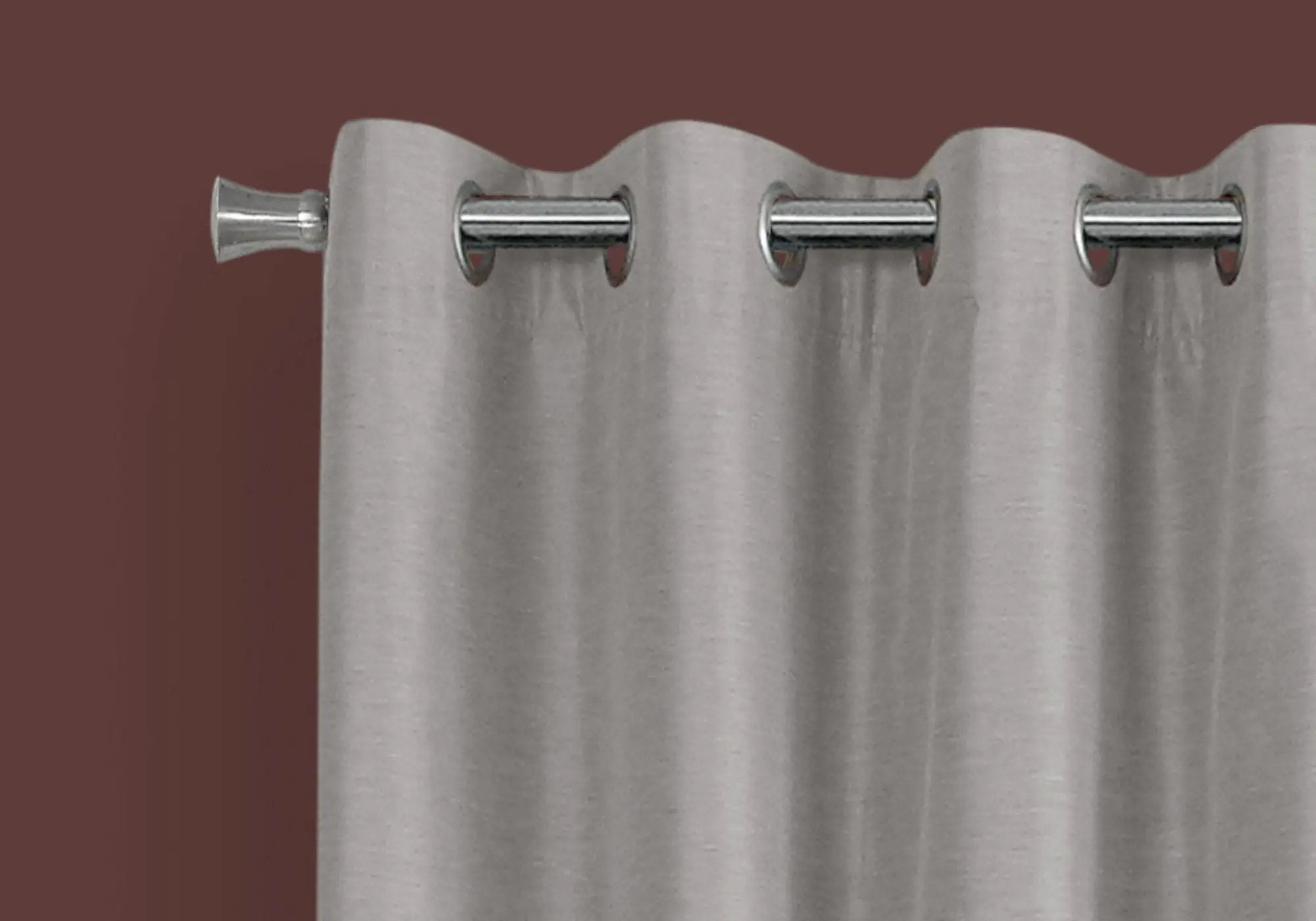 2 Pieces Set, Curtain Panel, Room Darkening, Grommet by Unique Piece Furniture
