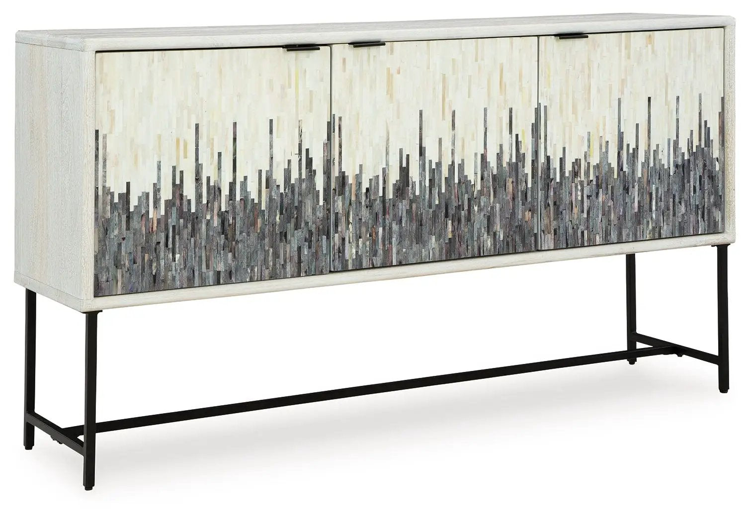 Freyton - Accent Cabinet - White / Gray by Unique Piece Furniture