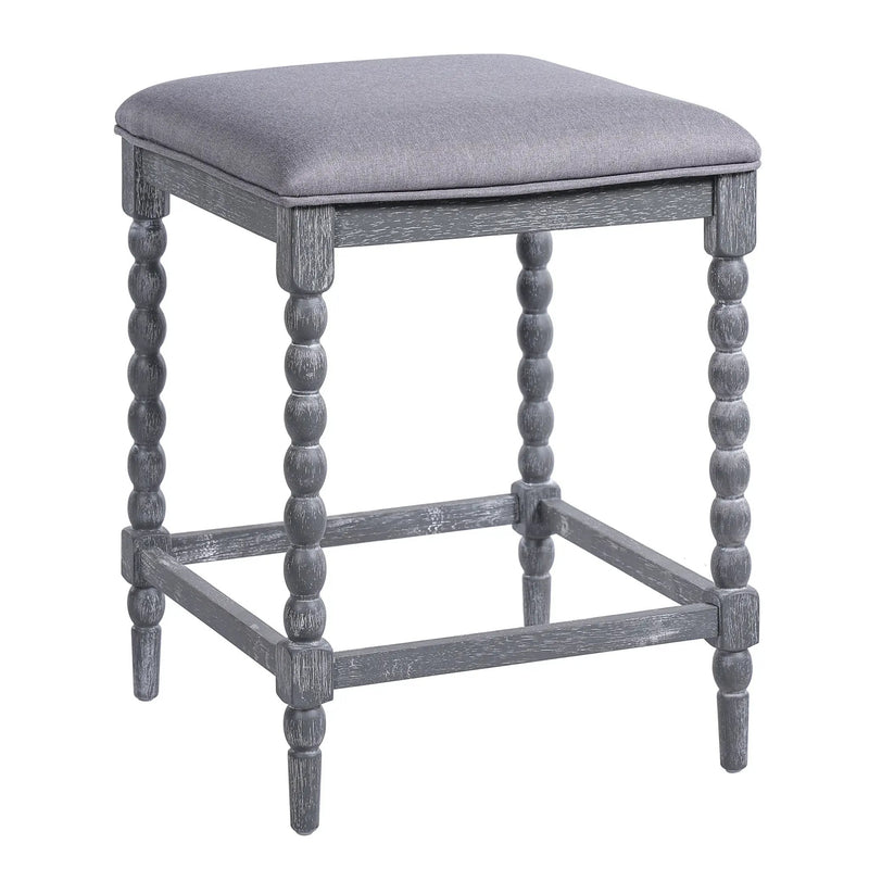 26" Counter Stools - Set of 2 with Upholstered Seat by HouseOfZazla
