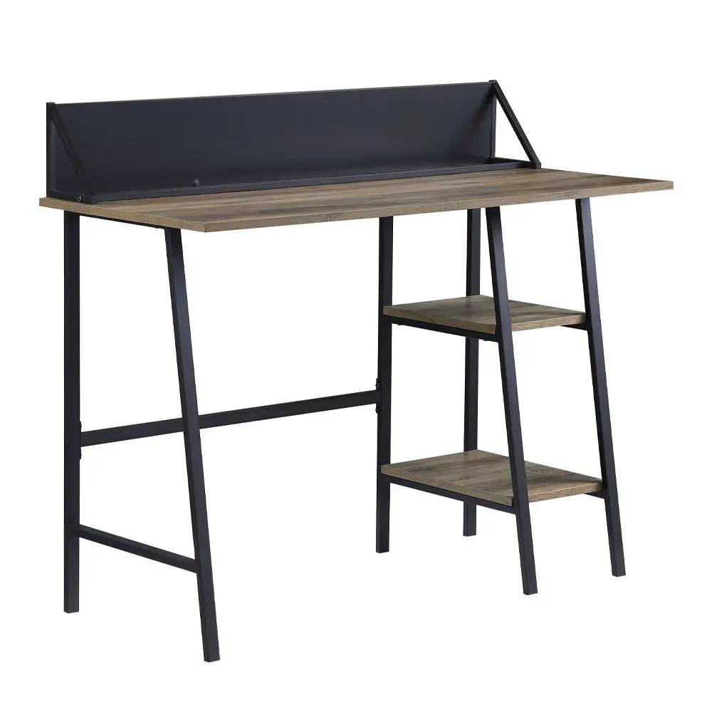 Garima - Writing Desk - Rustic Oak & Black by Unique Piece Furniture