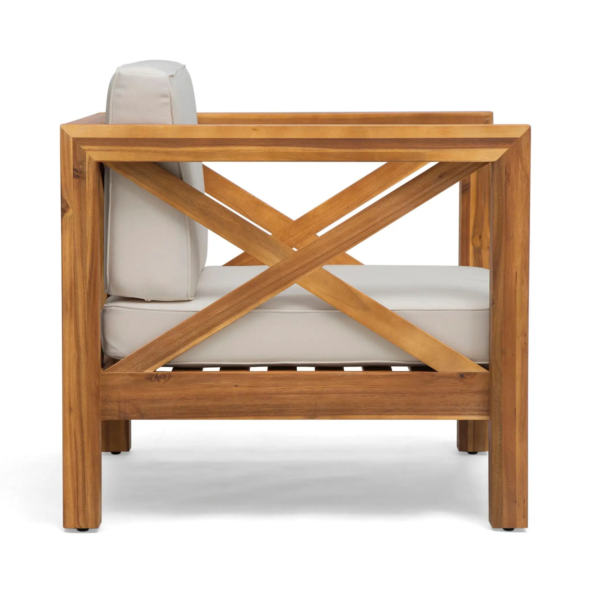 Brava Mid-Century Modern Club Chair with Water Resistant Cushions by HouseOfZazla