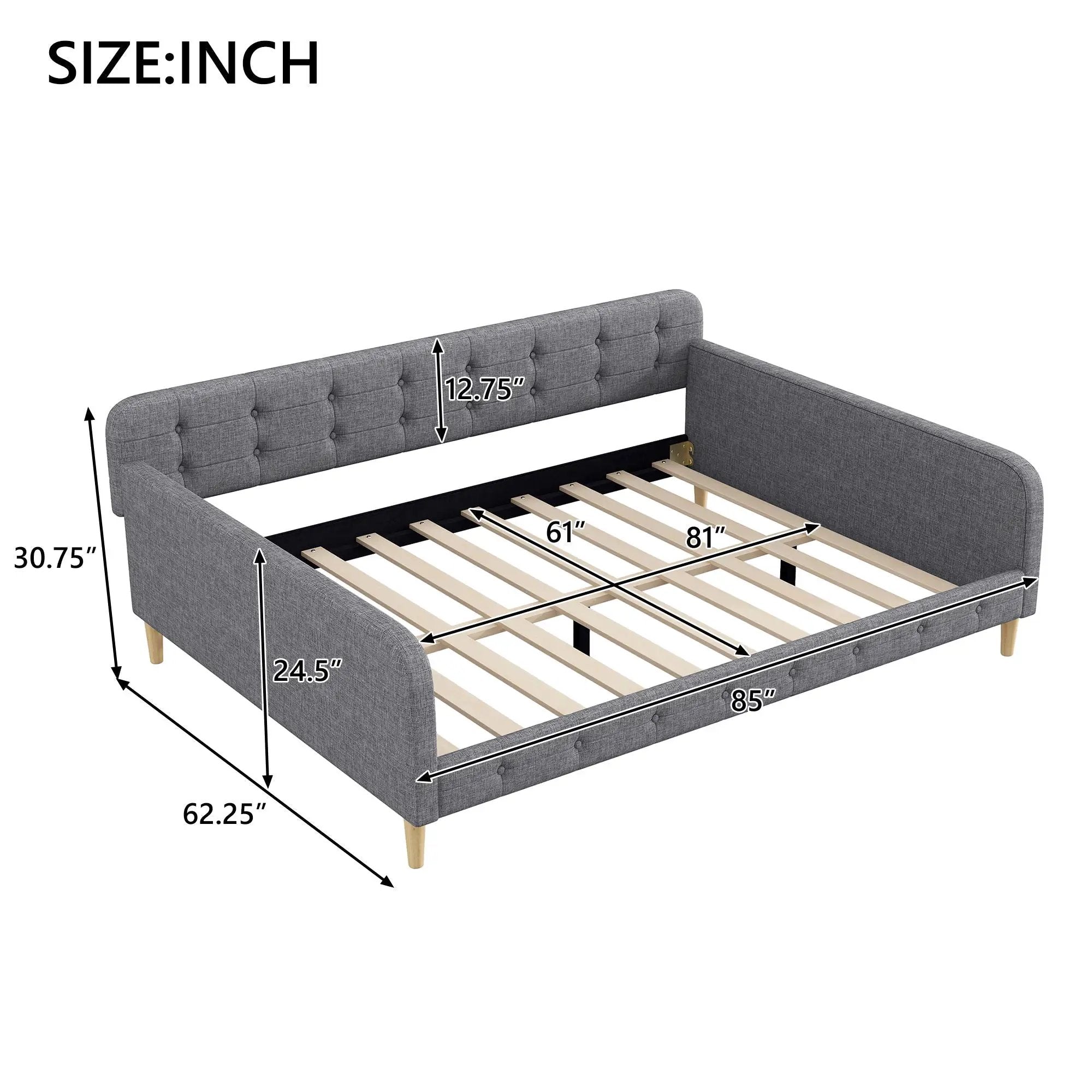 Upholstered Daybed by HouseOfZazla