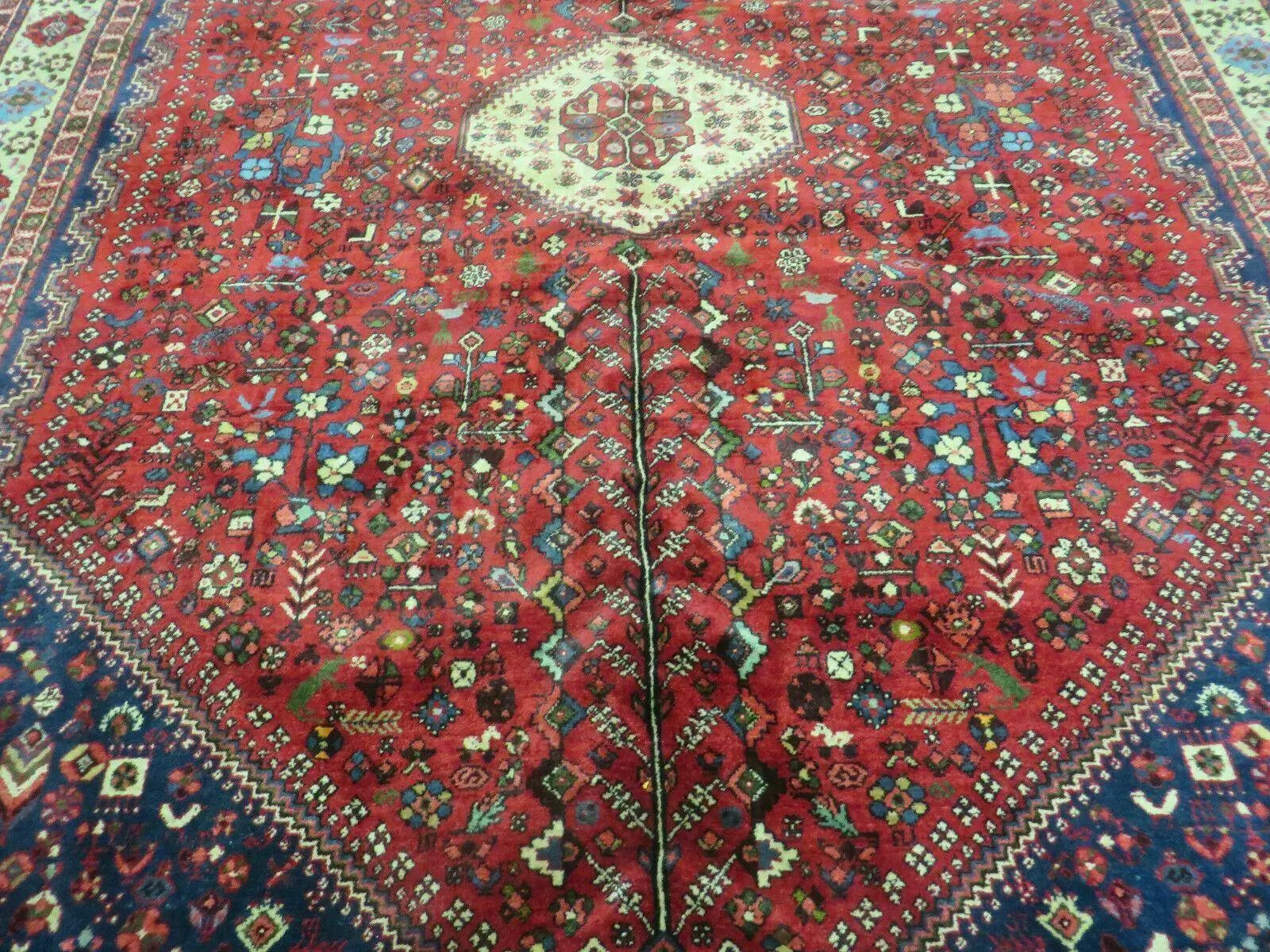 Persian Tribal Rug 7x10, Shiraz Carpet, Abadeh Rug by Jewel Rugs