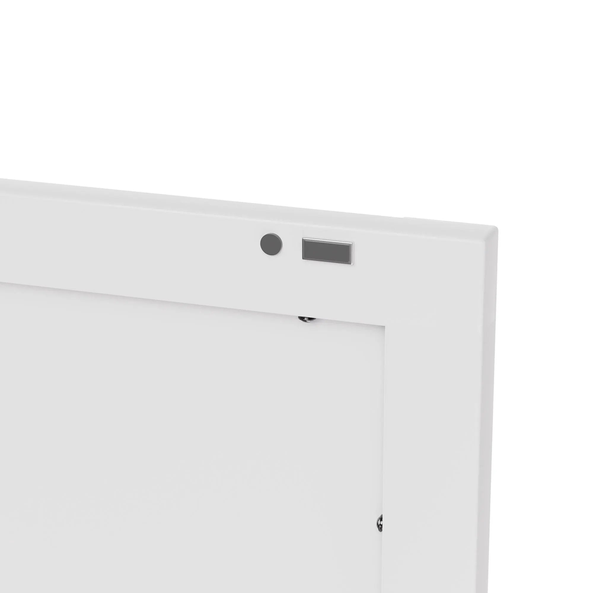 Tall Narrow Bathroom Cabinet With 5-Tier Storage, Adjustable Shelves, Freestanding - White by HouseOfZazla