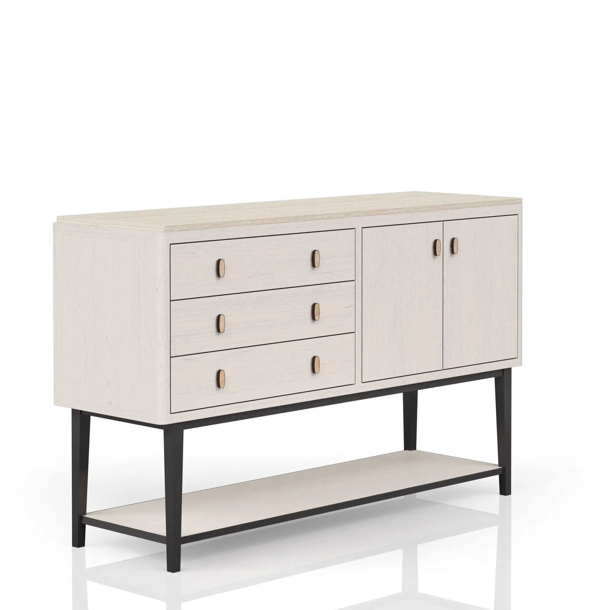 Server With Base - White