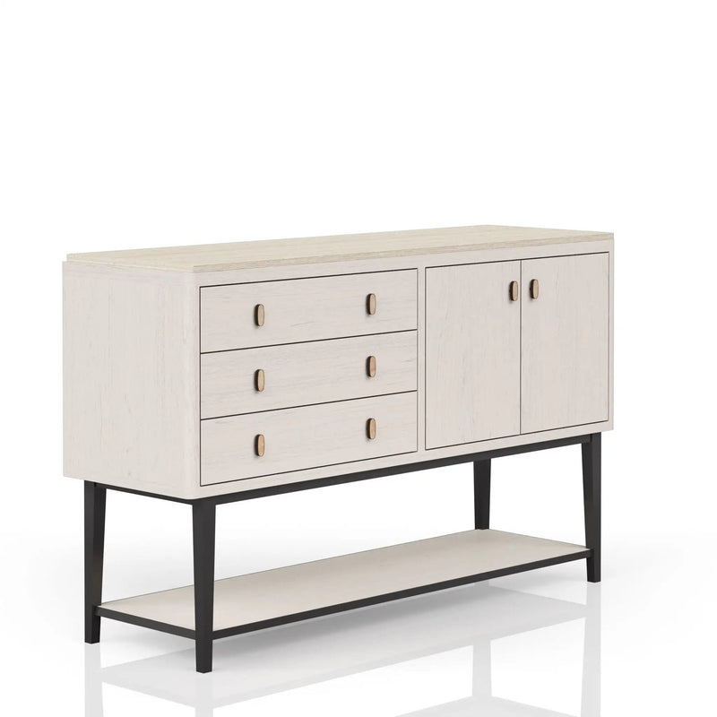 Server With Base - White