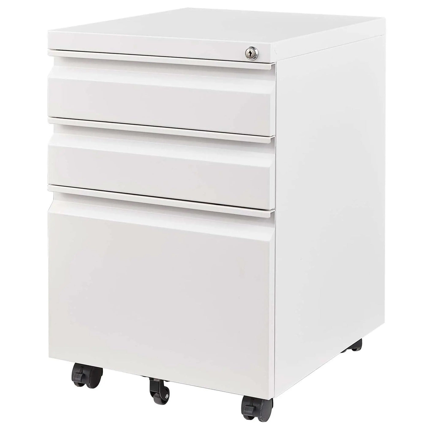 Metal Drawer Mobile File Cabinet With Lock For Home Office Organizer by HouseOfZazla
