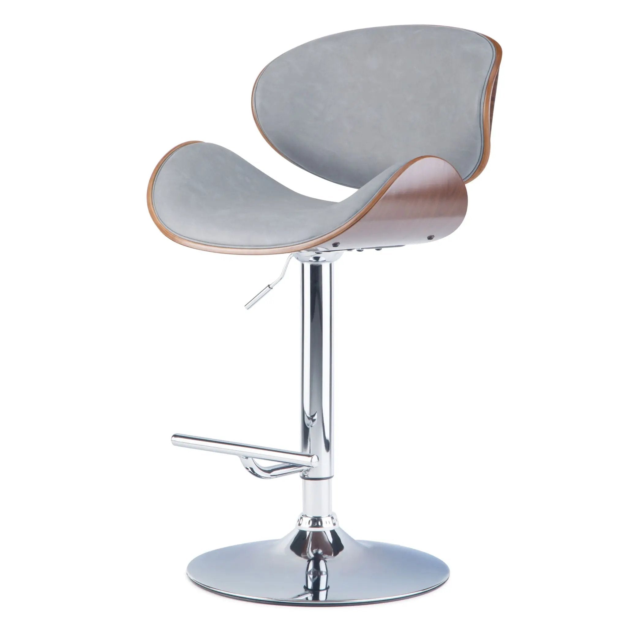 Marana - Multifunctional Handcrafted Bentwood Adjustable Swivel Bar Stool by Unique Piece Furniture