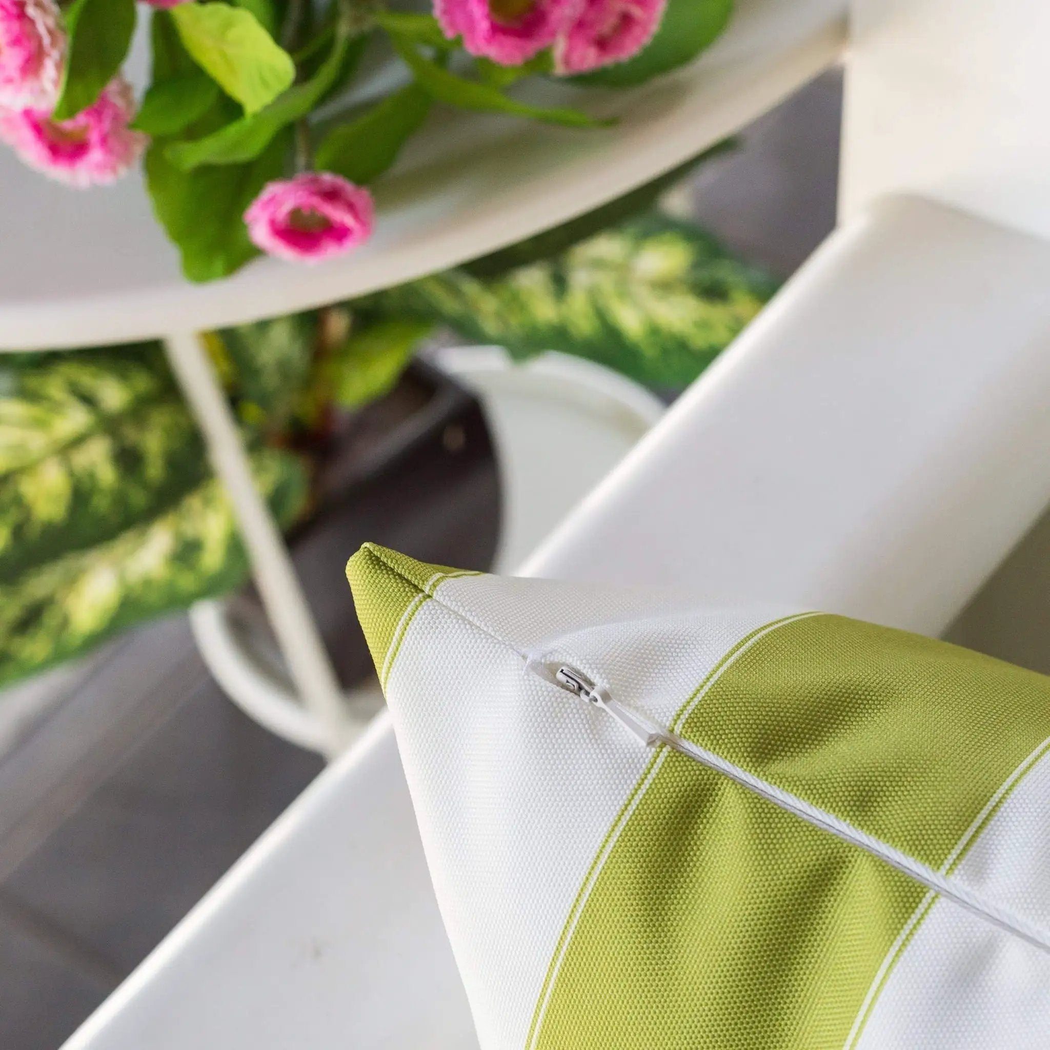 Horizon Stripe Pillow Outdoor & Indoor by Unique Piece Furniture