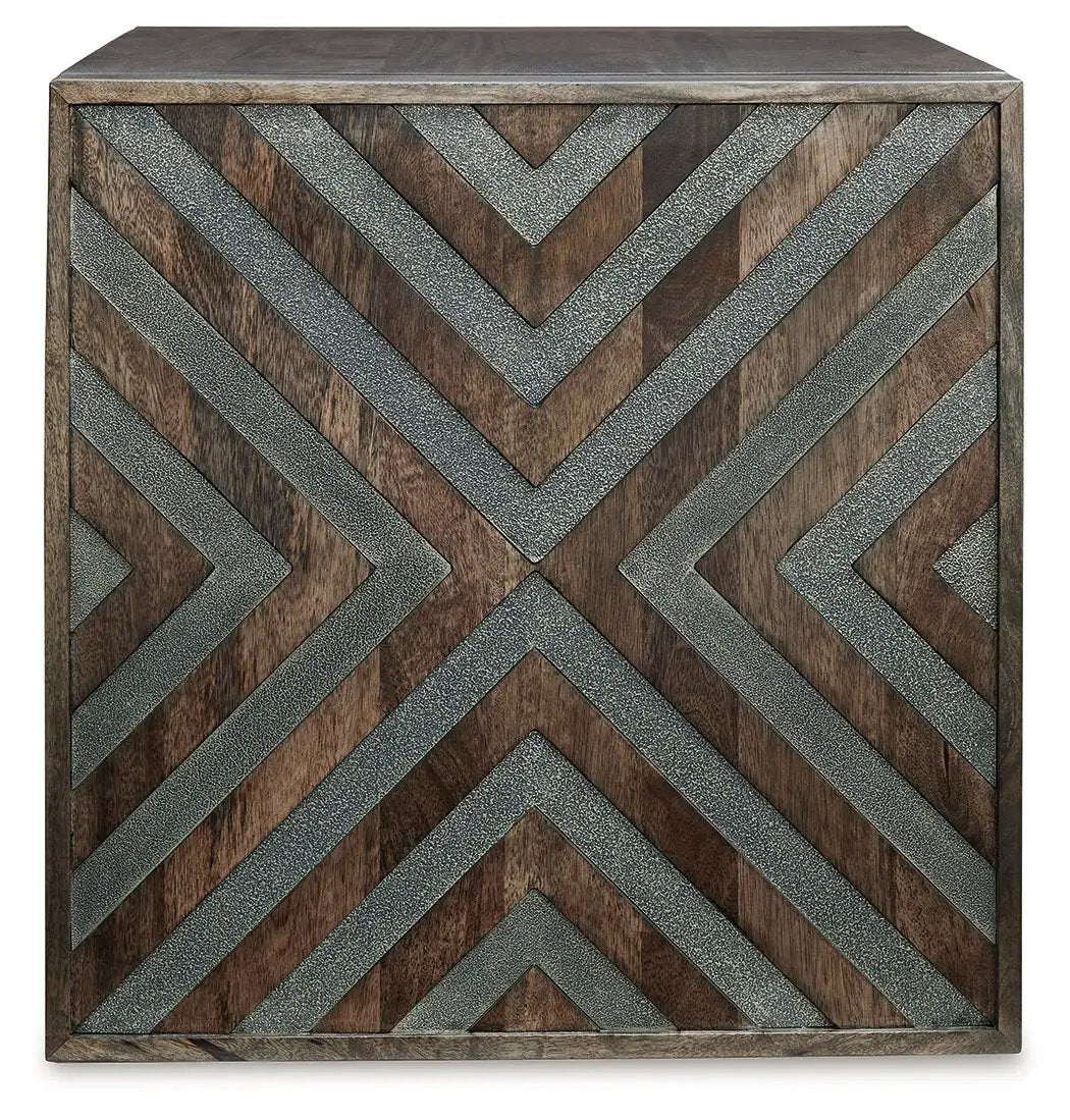 Dreggan - Square End Table - Brown by Unique Piece Furniture