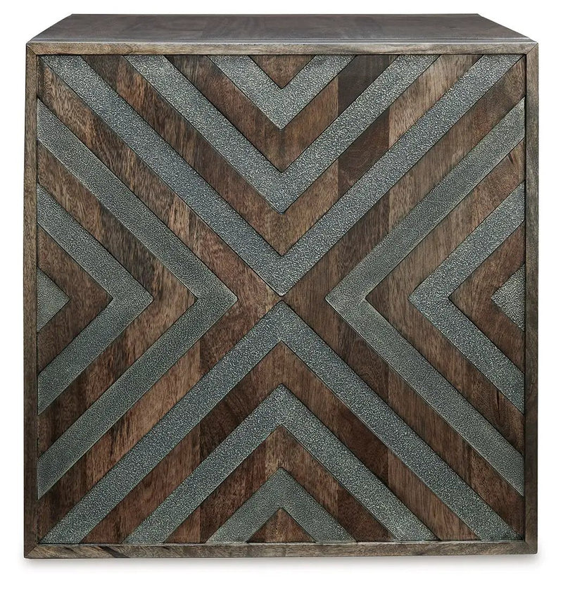 Dreggan - Square End Table - Brown by Unique Piece Furniture