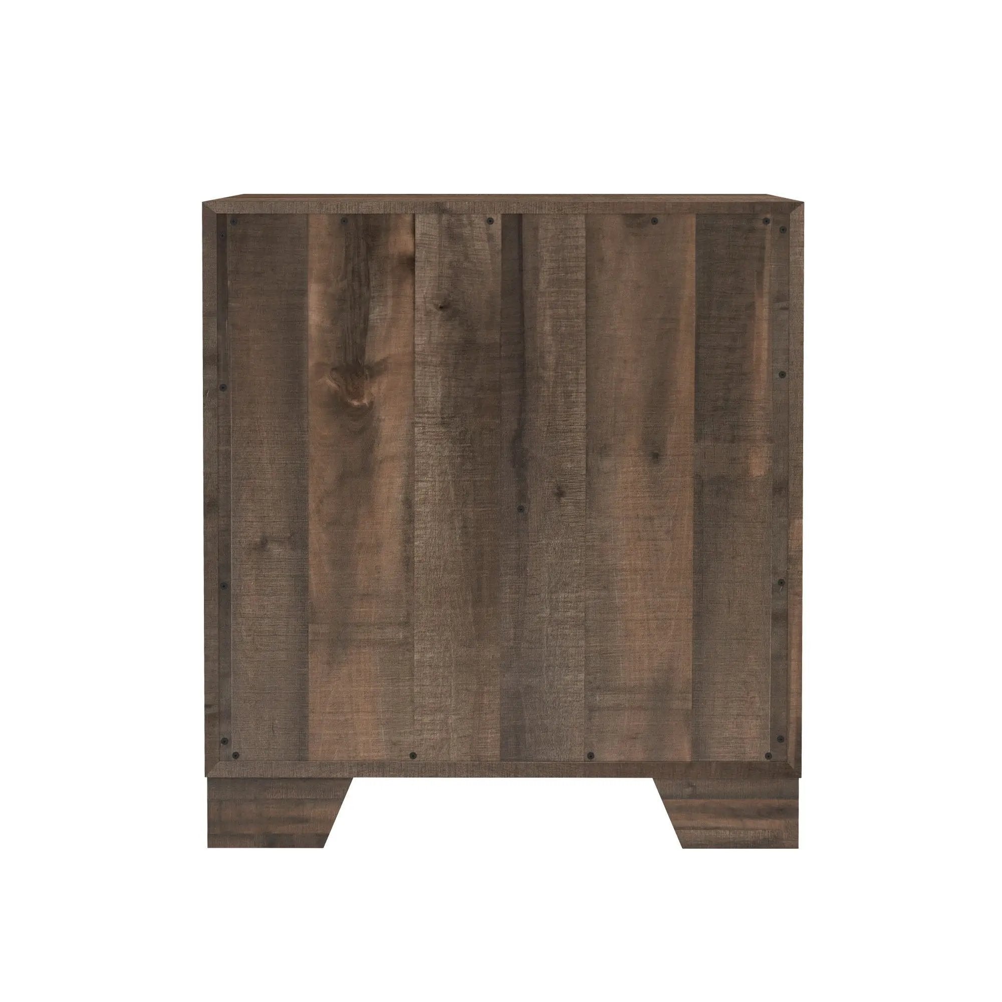 Plinz - 2 Drawer Nightstand - Brown by Unique Piece Furniture