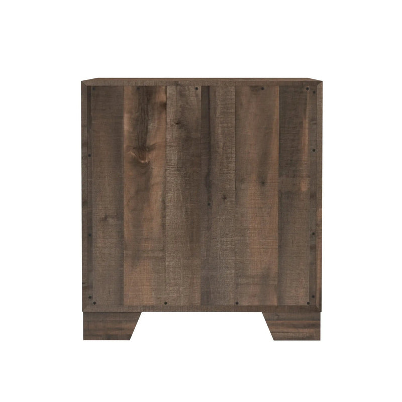 Plinz - 2 Drawer Nightstand - Brown by Unique Piece Furniture