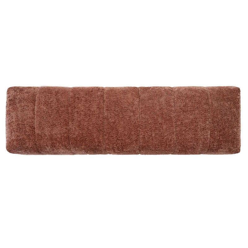 Rust Red Boucle Indoor Dining Bench by HouseOfZazla