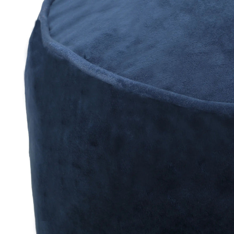 Shimon - Cylinder Pouf Ottoman Floor Cushion by HouseOfZazla
