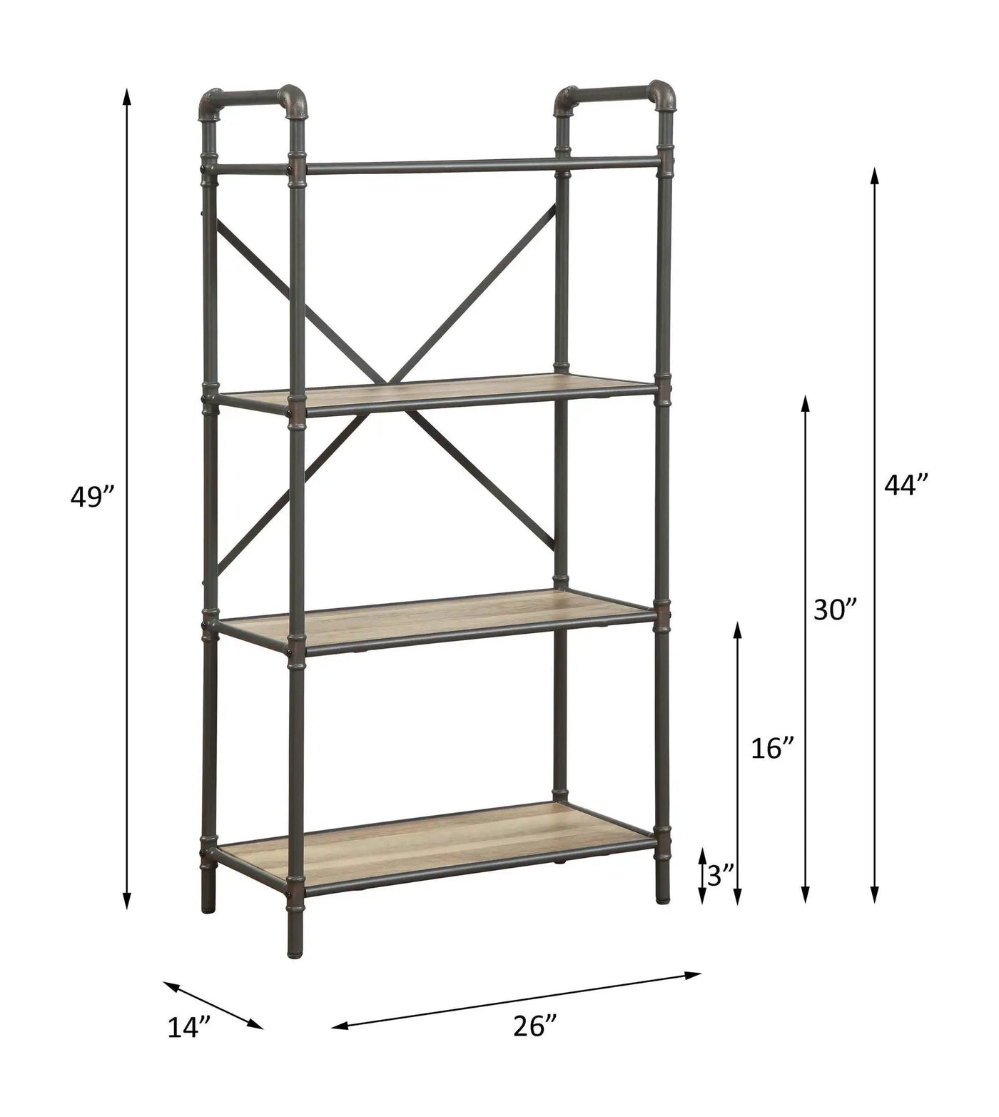 Itzel - Bookshelf For Office by Unique Piece Furniture