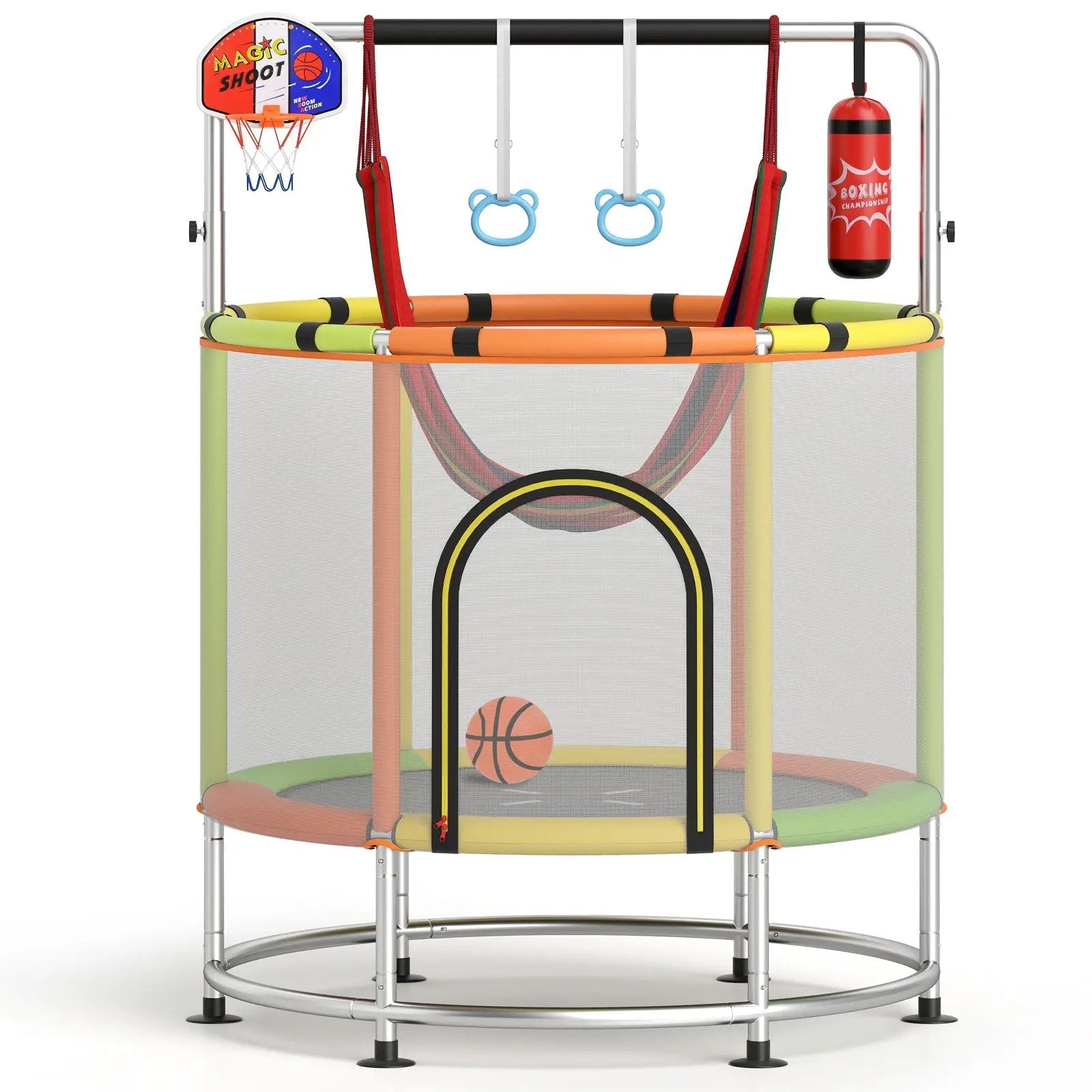55" Kids Trampoline Gift for for 3-6 Years Old Boys and Girls by DirectDeals