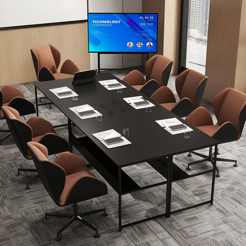 55 x 24 inch Computer Desk with Power Outlets and USB Ports by DirectDeals