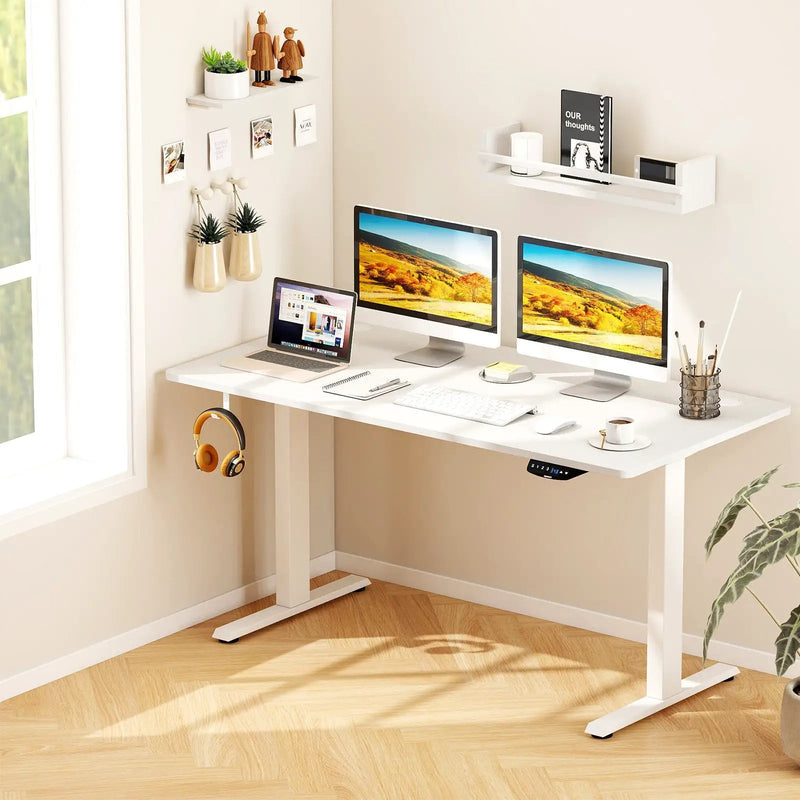 58 Inch x 28 Inch Universal Tabletop for Standard and Standing Desk Frame by DirectDeals